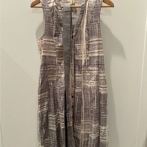 Anthropologie Sleeveless Shirt Dress